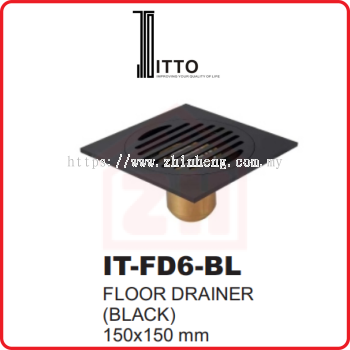 ITTO Floor Drainer IT-FD6-BL