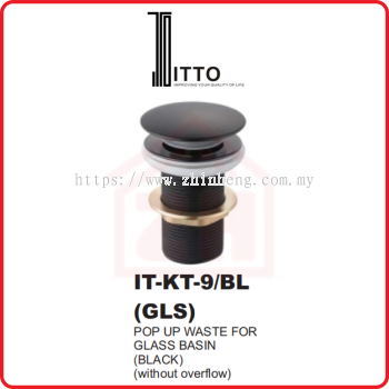 ITTO Pop Up Waste IT-KT-9/BL(GLS)