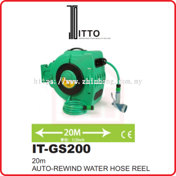 ITTO Auto-Rewind Water Hose Reel(20M) IT-GS200