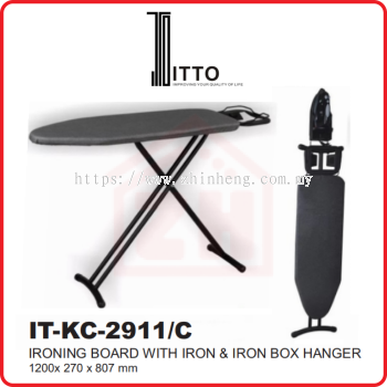 ITTO Ironing Board With Iron & Iron Box Hanger IT-KC-2911/C