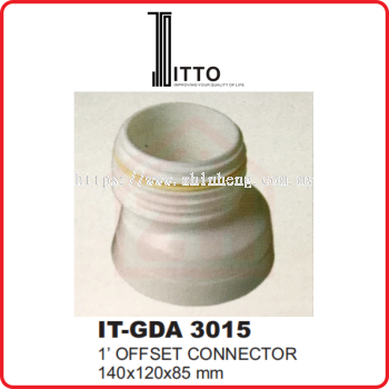 ITTO 1" Off Set Connector IT-GDA 3015