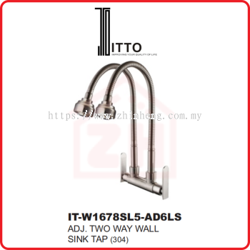 ITTO Two Way Wall Sink Tap IT-W1678SL5-AD6LS