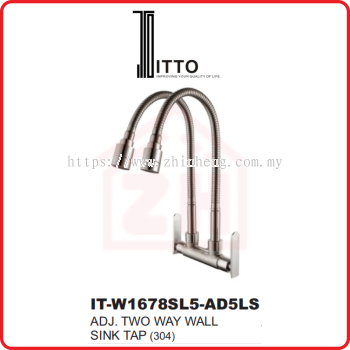 ITTO Two Way Wall Sink Tap IT-W1678SL5-AD5LS