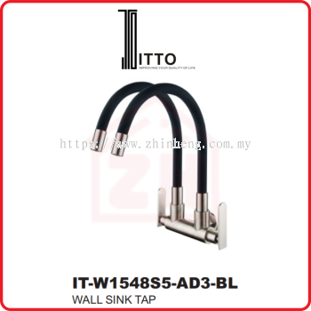 ITTO Wall Sink Tap IT-W1548S5-AD3-BL