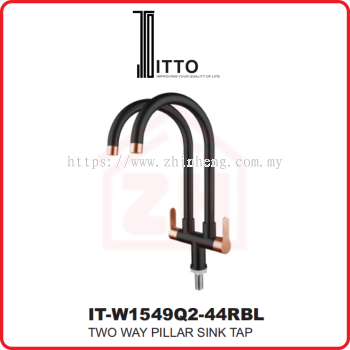 ITTO Two Way Pillar Sink Tap IT-W1549Q2-44RBL