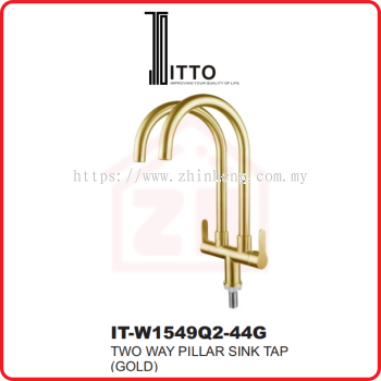 ITTO Two Way Pillar Sink Tap IT-W1549Q2-44G