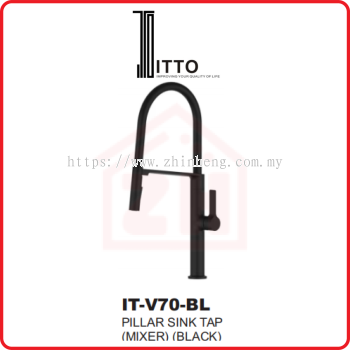 ITTO Pillar Sink Tap IT-V70-BL