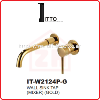 ITTO Wall Sink Tap IT-W2124P-G