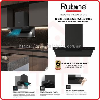 Rubine Cooker Hood RCH-CASSERA-90BL