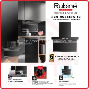 Rubine Cooker Hood RCH-ROSSETA-TG