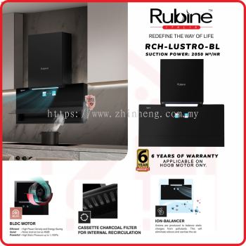 Rubine Cooker Hood RCH-LUSTRO-BL