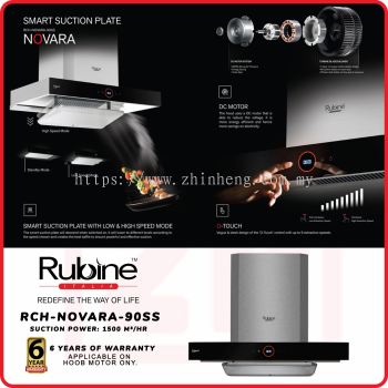 Rubine Cooker Hood RCH-NOVARA-90SS