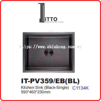 ITTO PVD EMBOSSED TECHNOLOGY IT-PV359/EB(BL)