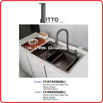 ITTO Multiple Kitchen Sink IT-K75458(BL) / IT-K80508(BL)