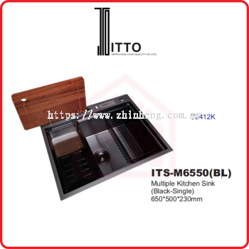 ITTO Single Multiple Kitchen Sink (304) ITS-M6550(BL)