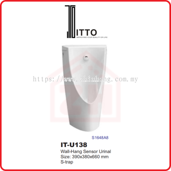 ITTO Wall-Hang Sensor Urinal IT-U138