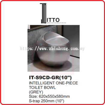 ITTO Intelligent One-Piece Toilet Bowl IT-S9CD-GR(10")