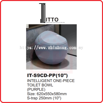 ITTO Intelligent One-Piece Toilet Bowl IT-S9CD-PP(10")