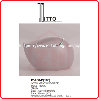 ITTO Intelligent One-Piece Toilet Bowl IT-168-P(10")