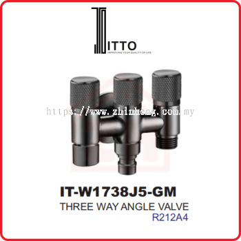 ITTO Three Way Angle Valve IT-W1738J5-GM