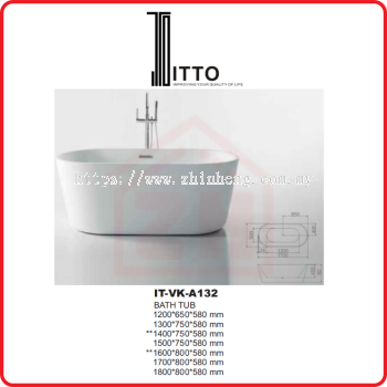 ITTO Bath Tub IT-VK-A132