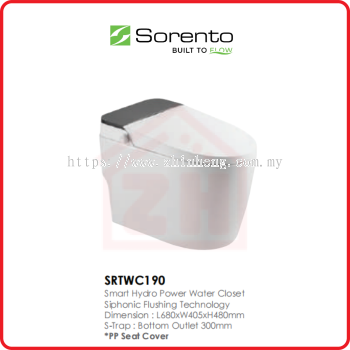 SORENTO Tankless Water Closet WRTWC190