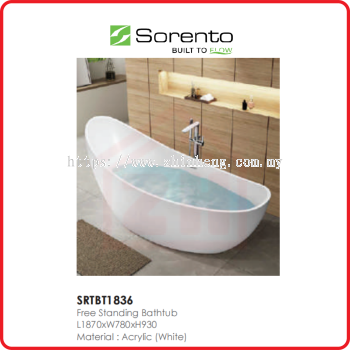 SORENTO Free Standing Bathtub SRTBT1836