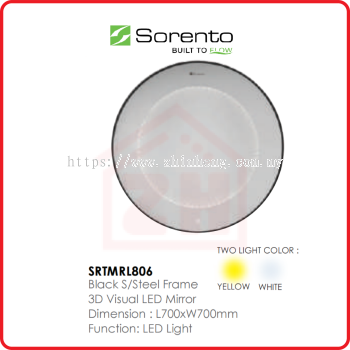 SORENTO 3D Visual LED Mirror SRTMRL806