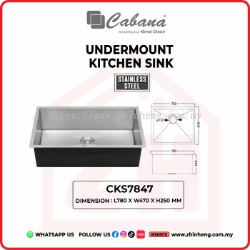 CABANA UNDERMOUNT KITCHEN SINK CKS7847