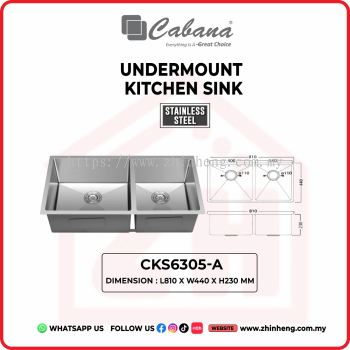 CABANA UNDERMOUNT KITCHEN SINK CKS6305-A
