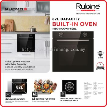 Rubine Bulit-in Oven RBO-NUOVO-82BL