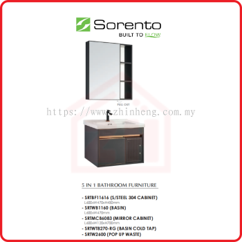 SORENTO 5 in 1 Bathroom Furniture SRTBF11616