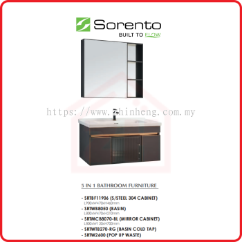 SORENTO 5 in 1 Bathroom Furniture SRTBF11906