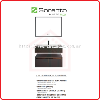 SORENTO 5 in 1 Bathroom Furniture SRTBF11831