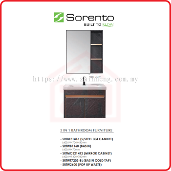 SORENTO 5 in 1 Bathroom Furniture SRTBF31416