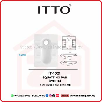 ITTO SQUATTING PAN (WHITE)  IT-1021