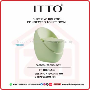 ITTO SUPER WHIRLPOOL CONNECTED TOILET BOWL IT-8896AG