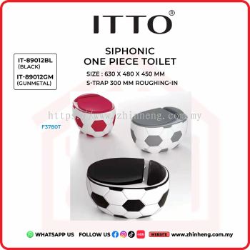 ITTO SIPHONIC ONE PIECE TOILET IT-89012BL + IT-89012GM