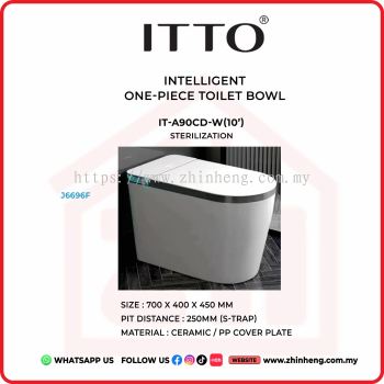ITTO INTELLIGENT ONE-PIECE TOILET BOWL IT-A90CD-W(10")