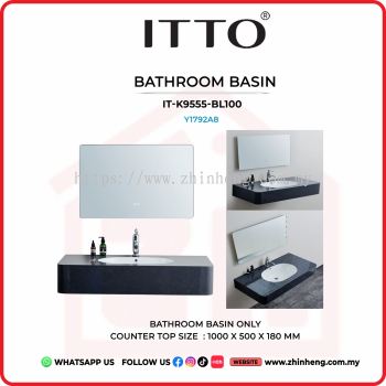 ITTO BATHROOM BASIN ONLY IT-K9555-BL100