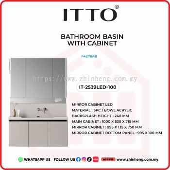 ITTO BATHROOM BASIN WITH CABINET IT-2539LED-100