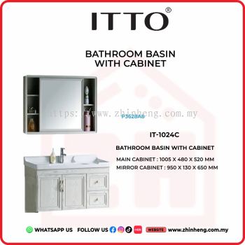 ITTO BATHROOM BASIN WITH CABINET IT-1024C