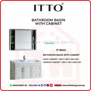        ITTO BATHROOM BASIN WITH CABINET IT-924C