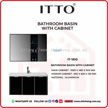       ITTO BATHROOM BASIN WITH CABINET IT-1610