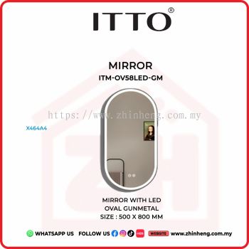        ITTO MIRROR WITH LED ITM-OV58LED-GM