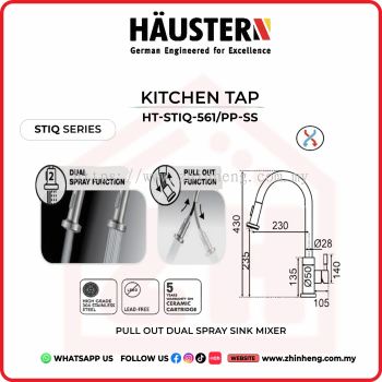 HAUSTERN KITCHEN TAP HT-STIQ-561/PP-SS
