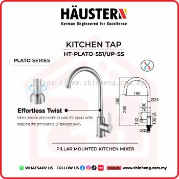 HAUSTERN KITCHEN TAP HT-PLATO-551/UP-SS