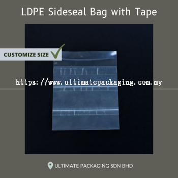 LDPE Sideseal Bag with Tape