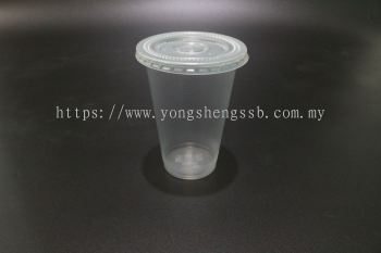 AO-500 Plastic Cup (2000PCS/CTN) (WITH LID)