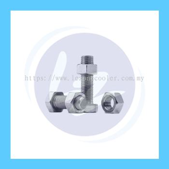 Bolt and Nut 3/8'' x 1'' 